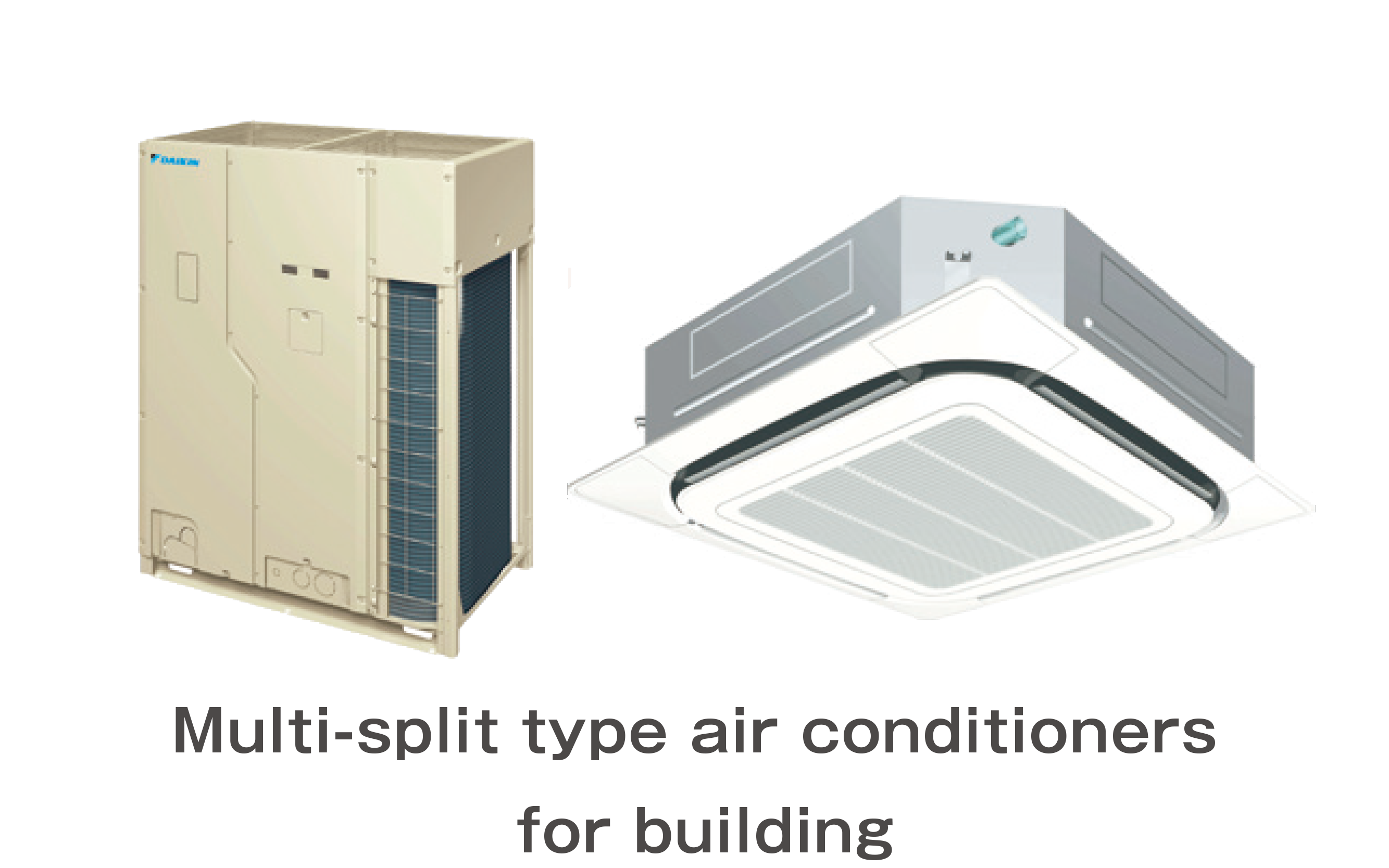 Multi-split type air conditioners for building