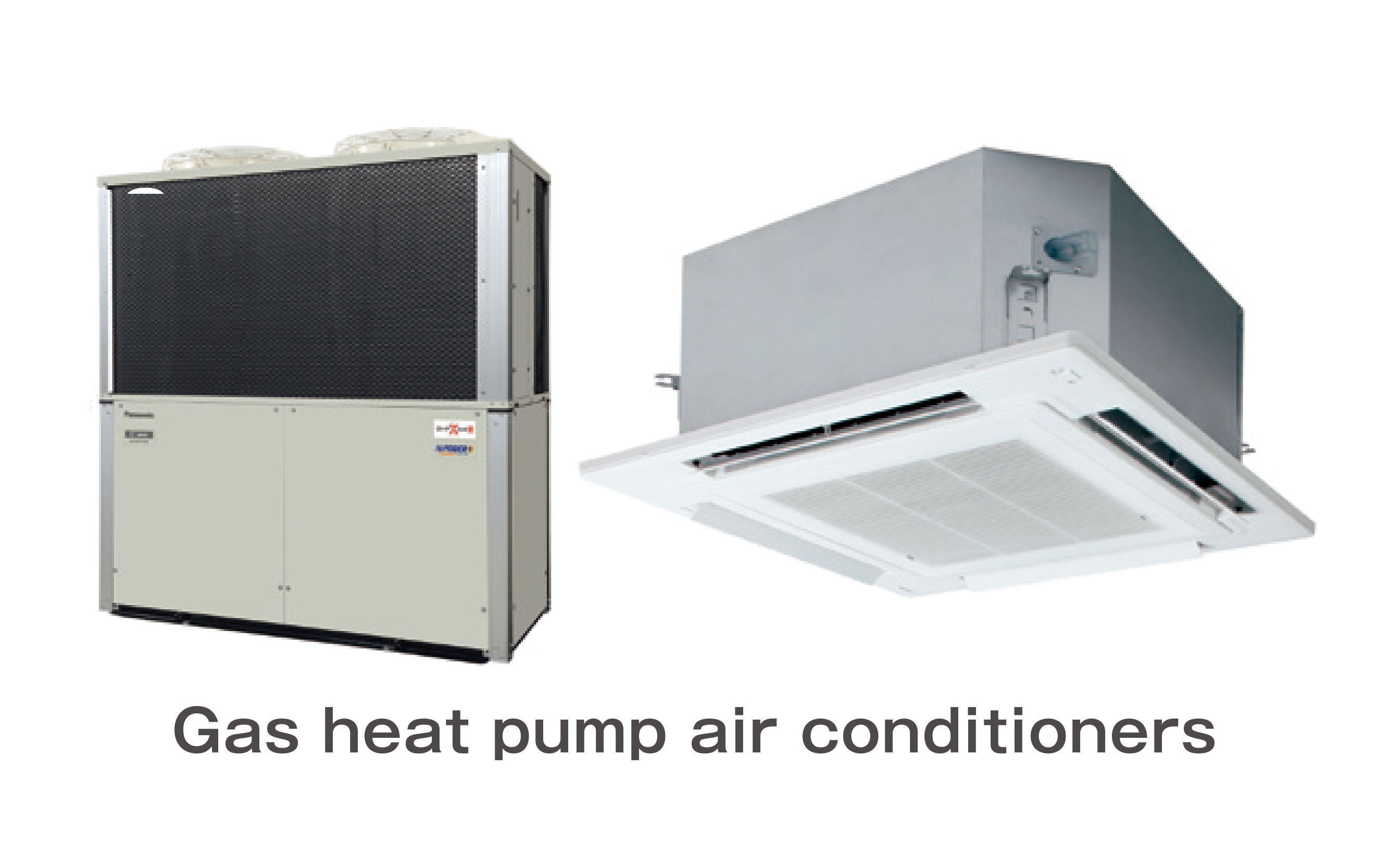 Gas heat pump air conditioners